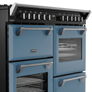 Stoves Richmond Deluxe Colour Boutique 110cm Dual Fuel Range Cooker 444412029 Twilight Blue