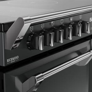 Stoves Richmond Deluxe Colour Boutique 110cm Induction Range Cooker 444412033 Anthracite Grey