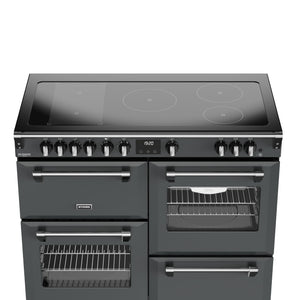 Stoves Richmond Deluxe Colour Boutique 110cm Induction Range Cooker 444412033 Anthracite Grey