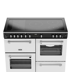 Stoves Richmond Deluxe Colour Boutique 110cm Induction Range Cooker 444412034 Ice White