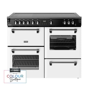 Stoves Richmond Deluxe Colour Boutique 110cm Induction Range Cooker 444412034 Ice White