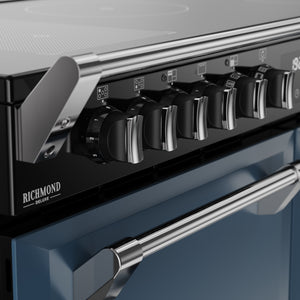 Stoves Richmond Deluxe Colour Boutique 110cm Induction Range Cooker 444412035 Twilight Blue