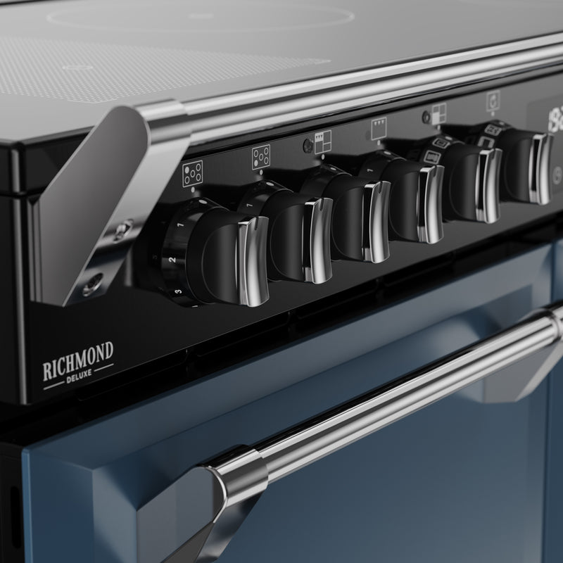 Stoves Richmond Deluxe Colour Boutique 110cm Induction Range Cooker 444412035 Twilight Blue