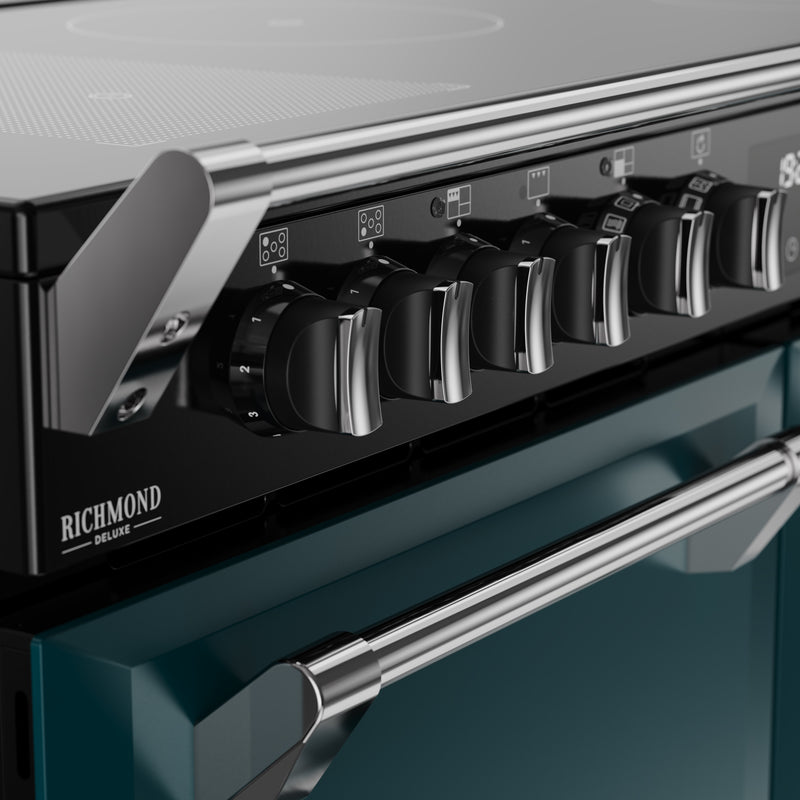 Stoves Richmond Deluxe Colour Boutique 110cm Induction Range Cooker 444412037 Deep Marine
