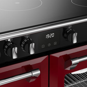 Stoves Richmond Deluxe Colour Boutique 110cm Induction Range Cooker 444412038 Garnet Red
