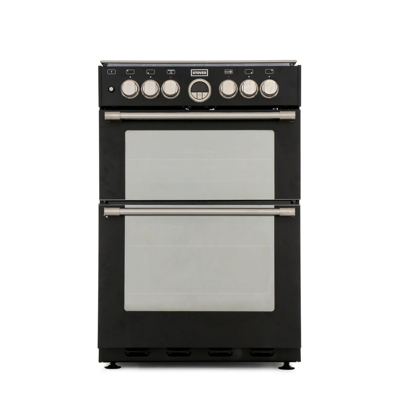 Stoves Sterling 444440990 Freestanding Dual Fuel Cooker Black - DB Domestic Appliances