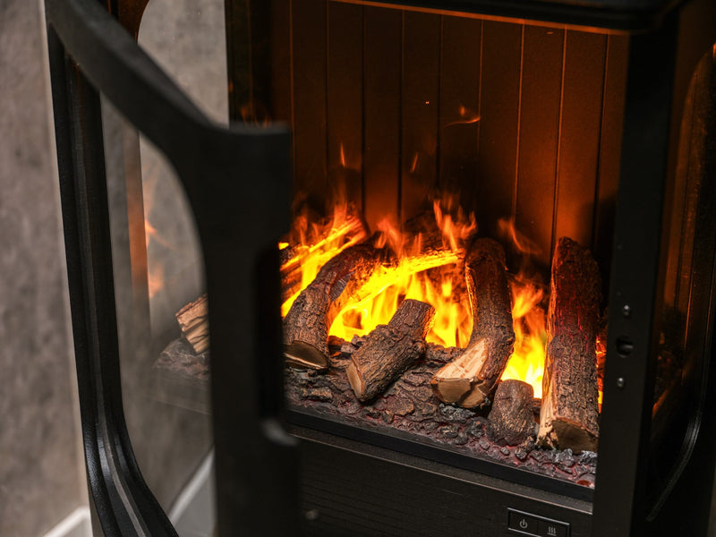 Dimplex Mapleton 100 Optimyst Electric Stove Fire with Log Store