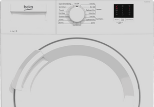 Beko DTLCE80041W Condenser Tumble Dryer - DB Domestic Appliances