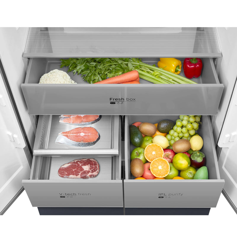 Midea MDRM706BIE70 American Fridge Freezer