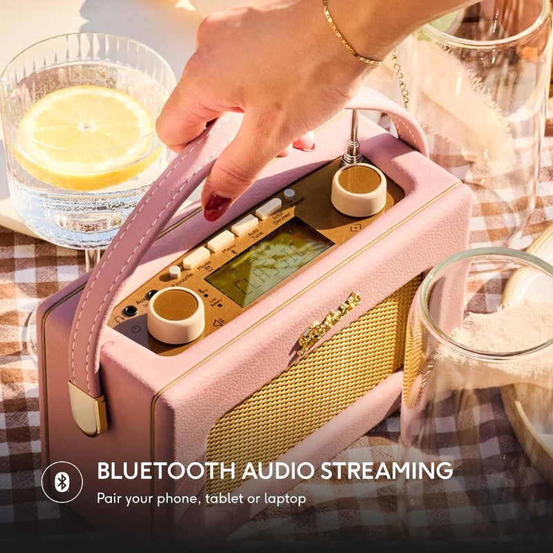 Roberts Radio Revival Uno BT DAB Radio | Dusky Pink