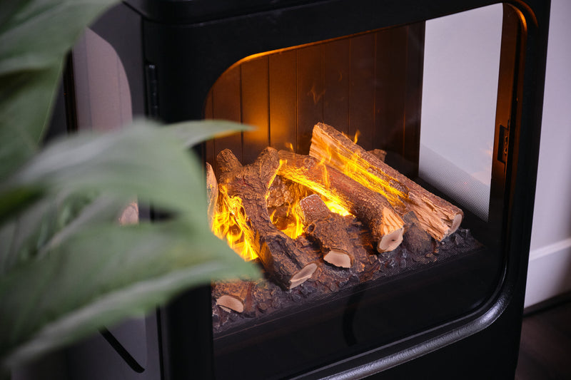 Dimplex Mapleton 100 Optimyst Electric Stove Fire with Log Store