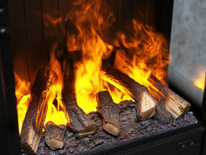 Dimplex Mapleton 100 Optimyst Electric Stove Fire with Log Store