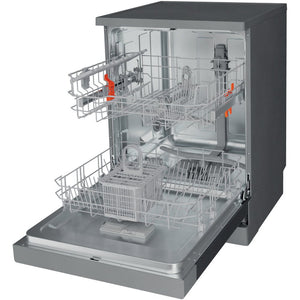 Hotpoint H2FHL626XUK Freestanding 14 Place Stainless Steel Full Size Dishwasher