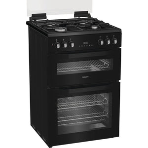 Hotpoint HDD6GDC2B1 Freestanding Dual Fuel Cooker