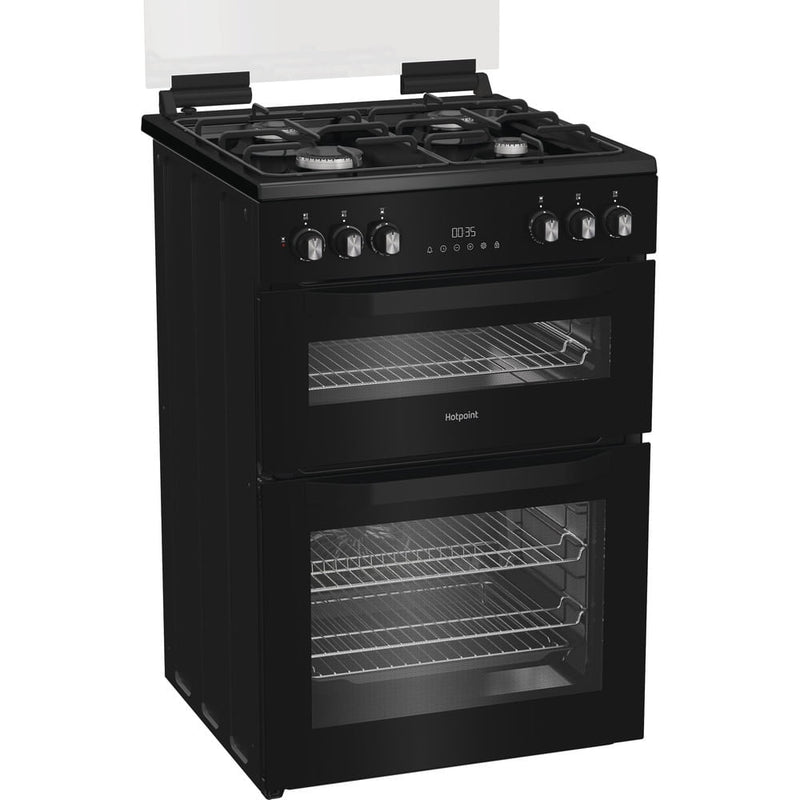 Hotpoint HDD6GDC2B1 Freestanding Dual Fuel Cooker