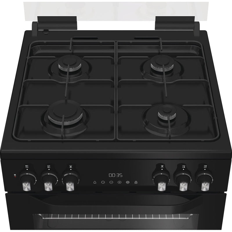 Hotpoint HDD6GDC2B1 Freestanding Dual Fuel Cooker