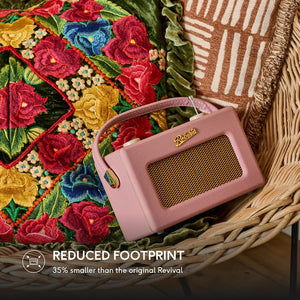 Roberts Radio Revival Uno BT DAB Radio | Dusky Pink