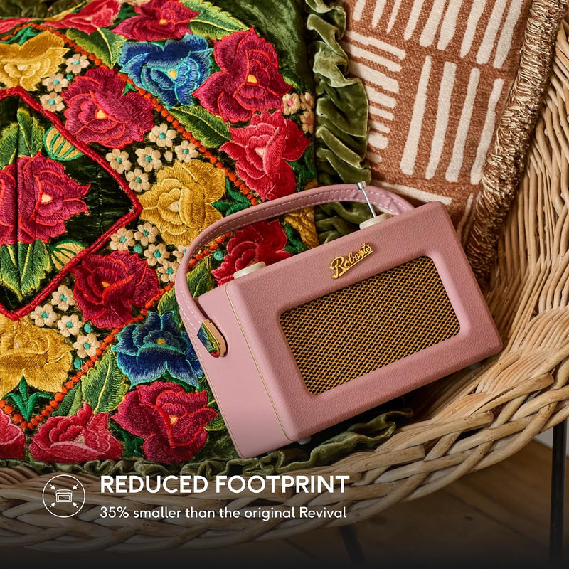 Roberts Radio Revival Uno BT DAB Radio | Dusky Pink