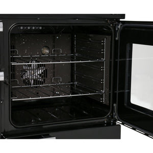 Rangemaster PROP110DFFGB/C Professional Plus 110cm Dual Fuel Range Cooker Black with Chrome