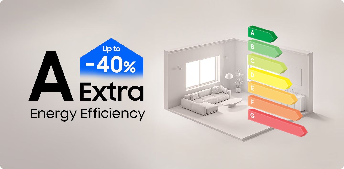 SAMSUNG | A-40% ENERGY EFFICIENCY