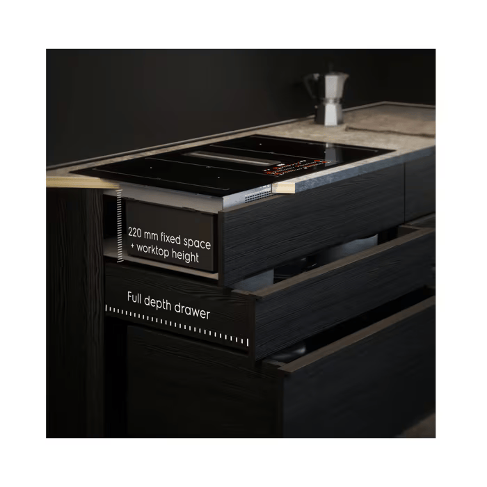 AEG CCE84751FB 6000 Series 83cm Vented Hob - Black