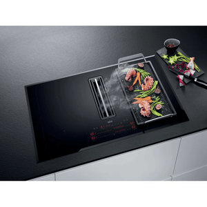AEG CCE84751FB 6000 Series 83cm Vented Hob - Black