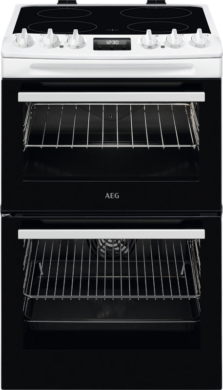 AEG CCX1530ACW White Freestanding Ceramic Electric Cooker