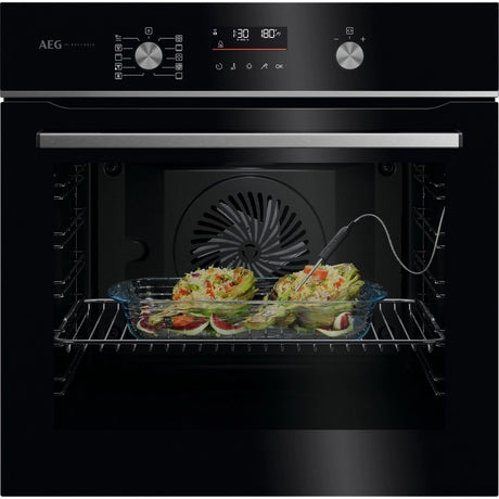 AEG GA5PB50FAB 5000 Series SteamBake Built In Electric Single Oven