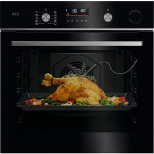 AEG GR6PB52FSB 6000 Series SteamCrisp® Built In Single Oven
