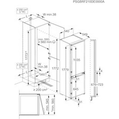 AEG NSC6L18ZES 6000 Series AI CoolAssist® Integrated Fridge Freezer