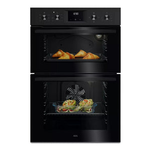 AEG OU5NP20B 6000 Series Built In Electric Double Oven - Black