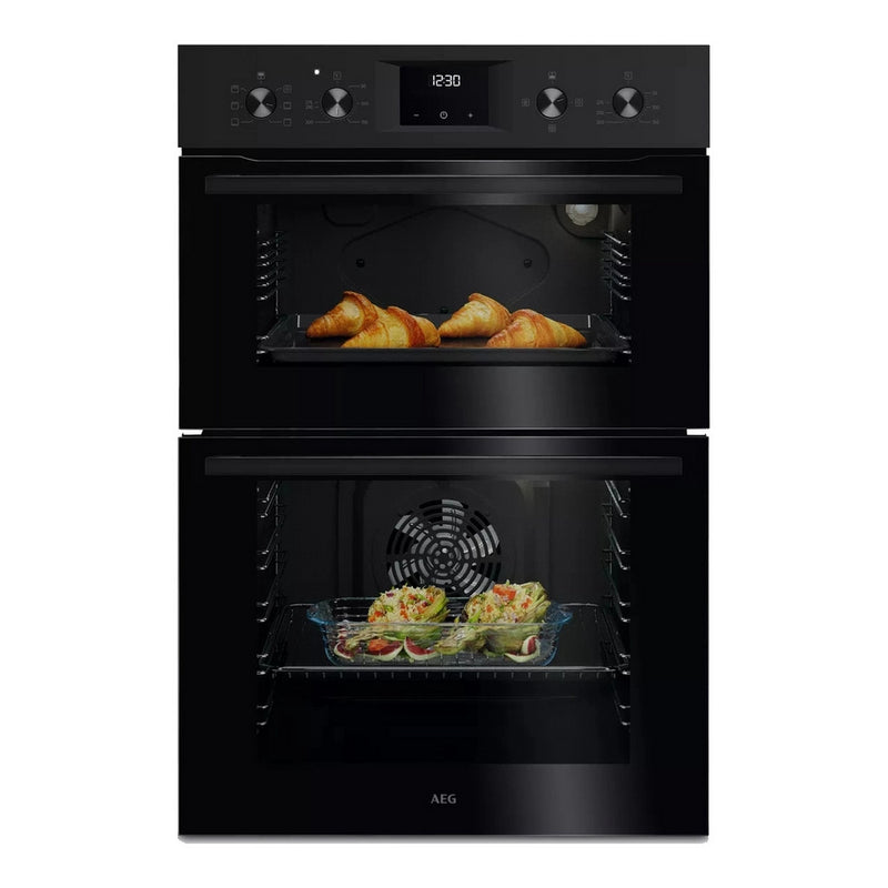 AEG OU5NP20B 6000 Series Built In Electric Double Oven - Black