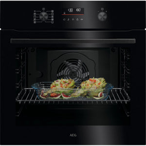 AEG OU5PB40XK 5000 Series Built-In Electric Single Oven - Black