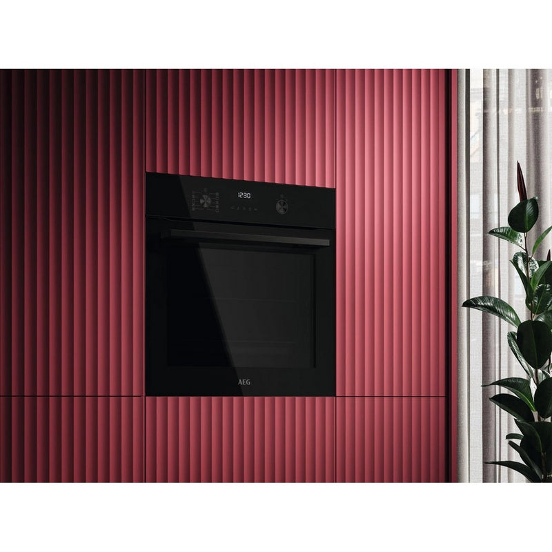 AEG OU5PB40XK 5000 Series Built-In Electric Single Oven - Black