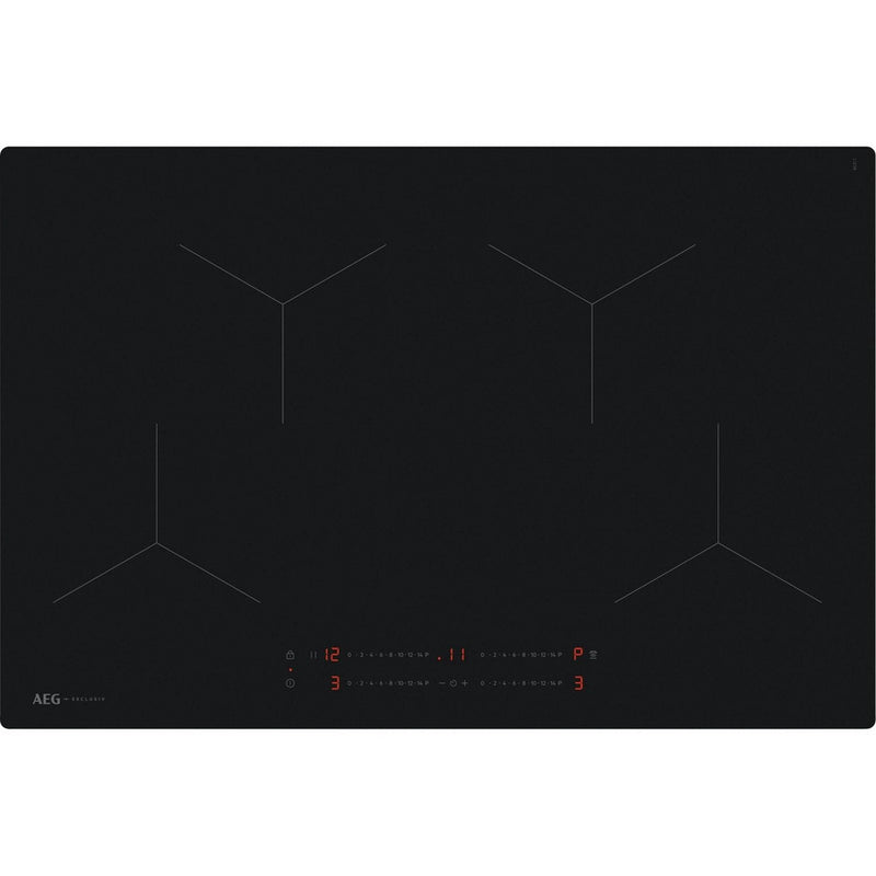 AEG SO84IA0BIT 5000 Series 80cm Induction Hob - SaphirMatt® - Black