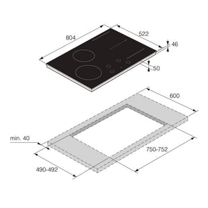ASKO HID824GC 80cm Celsius°Cooking Induction Hob