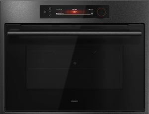 ASKO OCM64BSH 45cm Black Steel Built In Combination Microwave Oven