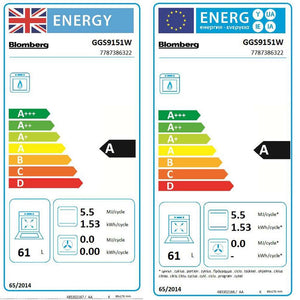 Blomberg GGS9151W Freestanding Gas Cooker - DB Domestic Appliances