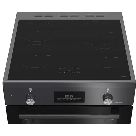 Blomberg HIRN651N Freestanding Induction Double Oven Cooker