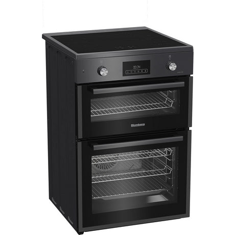 Blomberg HIRN651N Freestanding Induction Double Oven Cooker