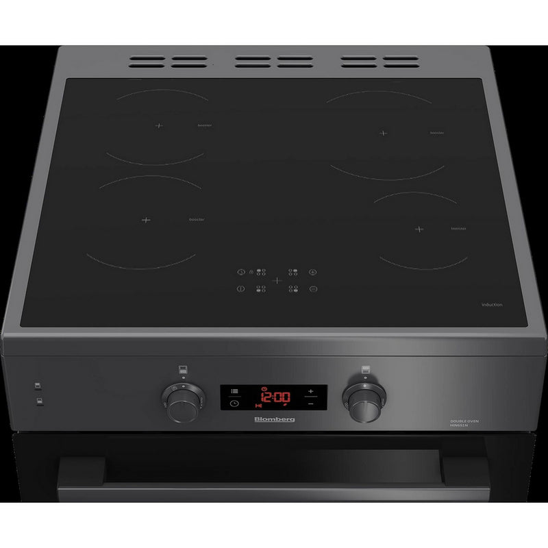 Blomberg HIRN651N Freestanding Induction Double Oven Cooker