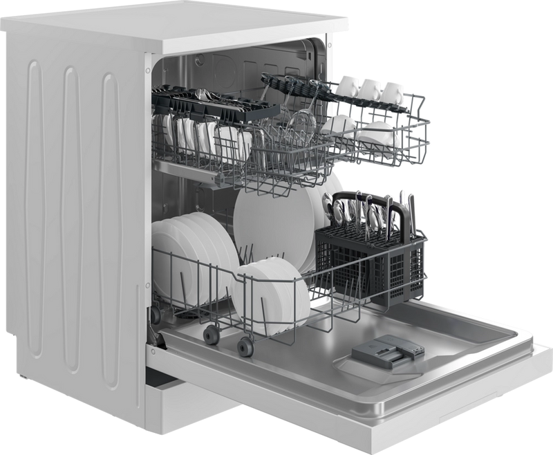 Beko BDFN26432W Full Size Freestanding 14 Place Dishwasher