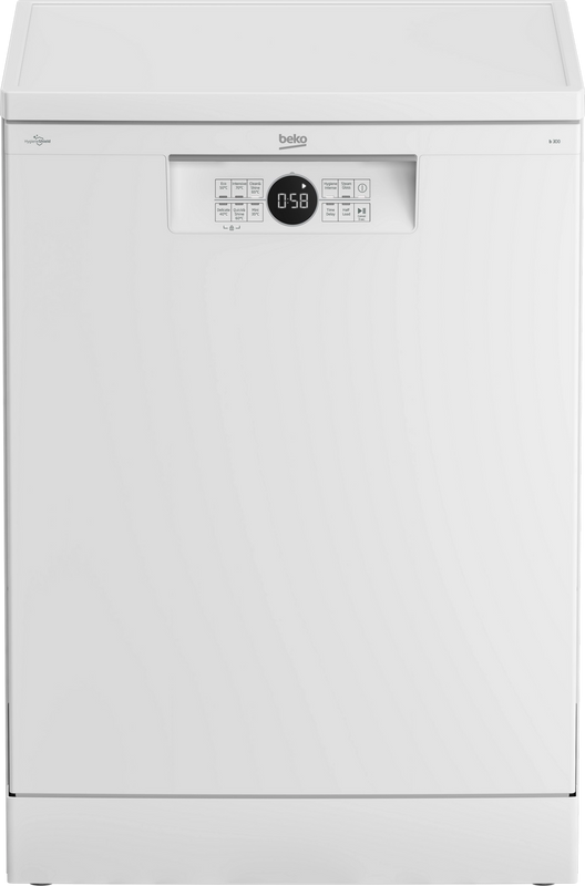 Beko BDFN26432W Full Size Freestanding 14 Place Dishwasher