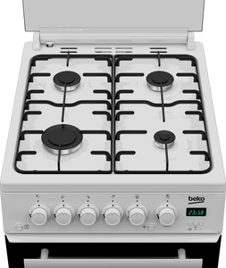 Beko EDG507W Freestanding Gas Cooker