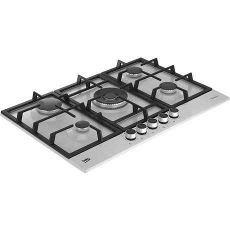 Beko HIAW75225SXE 75cm Stainless Steel Gas Hob