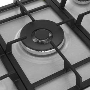 Beko HIAW75225SXE 75cm Stainless Steel Gas Hob