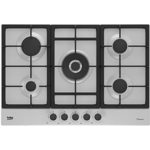 Beko HIAW75225SXE 75cm Stainless Steel Gas Hob