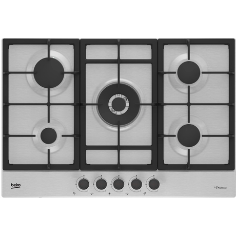Beko HIAW75225SXE 75cm Stainless Steel Gas Hob