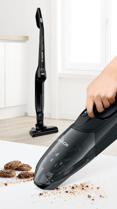 Bosch BCHF220GB Serie 2 2-in-1 Cordless Vacuum Cleaner - 44 Minutes Run Time - Jet Black