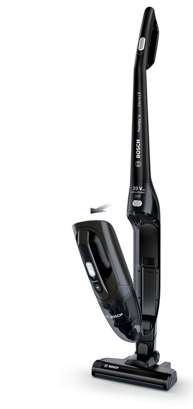 Bosch BCHF220GB Serie 2 2-in-1 Cordless Vacuum Cleaner - 44 Minutes Run Time - Jet Black